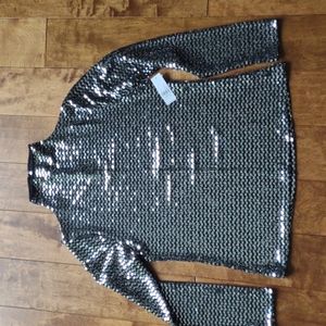 BNWT NY&C sparkling blouse